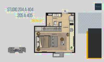 Imagem 1: Apartamento para venda com 28 metros quadrados com 1 quarto em Ipanema - Rio de Janeiro