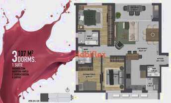 Imagem 2: Apartamento com 3 dormitórios à venda - Centro - Florianópolis/SC