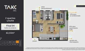 Imagem 2: Apartamento com 1 dormitório à venda, 26 m² por R$ 239.900 - Centro - Curitiba/PR