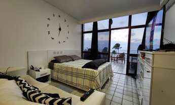 Imagem 2: Flat 1 quarto com Terraço vista para o mar no goldem Beach