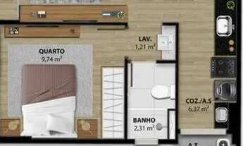 Imagem 2: Apartamento 1 quarto em Jardim Camburi