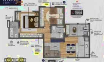 Imagem: Apartamento com 2 dormitórios para alugar