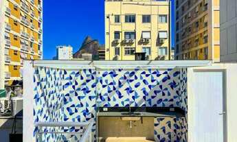 Imagem 7: Pé na Areia! Primeira Quadra da Praia do Leblon! Cobertura Duplex com Big Terraço Vista M