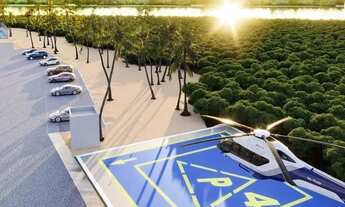 Imagem: Condominio de luxo pé na Lagoa com Pier