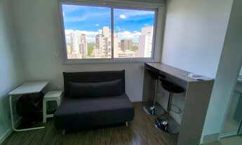 Imagem 4: APARTAMENTO STUDIO SEMI-MOBILIADO EM PINHEIROS AR CONDICIONADO VAGA DEPÓSITO