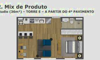 Imagem 3: Em obras Studio 36m², excelente localização com lazer completo- Jardim Ibirapuera, Campina