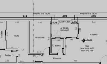 Imagem 3: Apartamento à venda, 52 m² por R$ 300.000,00 - Vila Humaitá - Santo André/SP