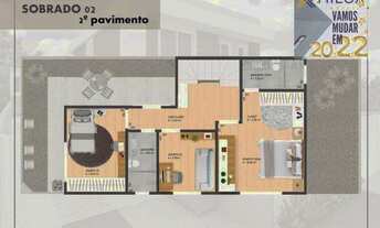 Imagem 7: Sobrado à venda, 102 m² por R$ 449.950,00 - Bairro Alto - Curitiba/PR