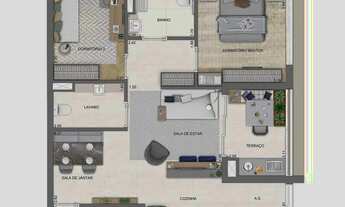 Imagem 6: Apartamento para venda tem 140 metros quadrados com 3 quartos