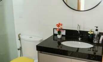 Imagem 4: Quarto e sala na ponta verde com todos os móveis