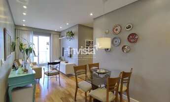 Imagem 6: Apartamento com acabamento diferenciado de frente sol da manhã no Marapé em Santos