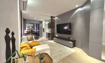 Imagem 2: Apartamento mobiliado, equipado e decorado no Saguaçu, com 3 suítes, 2 vagas e andar alto