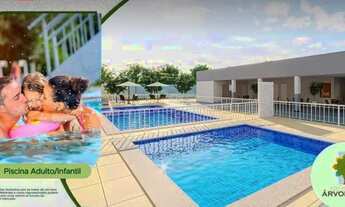 Imagem 2: Apartamento para venda possui 41 metros, sendo dois quartos e área de lazer completa