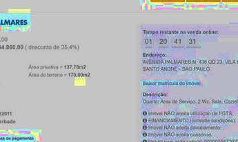 Imagem 7: Casa para venda com 138 metros quadrados com 2 quartos em Vila Palmares - Santo André - SP