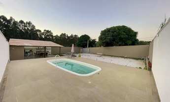 Imagem 2: Espaço gourmet à venda com piscina, quadra de areia, área coberta, terreno de 387 m² todo