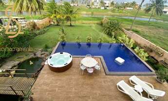 Imagem 5: Exuberante residência(casa) no Damha 4 suítes, SPA, piscina, vista para o lago