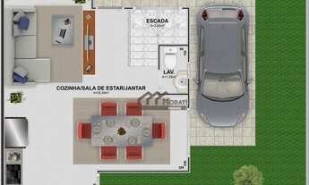 Imagem 7: Sobrado com 3 dormitórios à venda, 105 m² por R$ 598.000 - Uberaba - Curitiba/PR