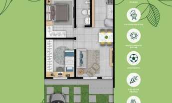 Imagem 5: Casa em Condomínio para Venda em Monte Mor, Centro, 2 dormitórios, 1 banheiro, 2 vagas