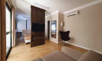 Imagem 2: Apartamento Mobiliado com 1 dormitório para alugar, 58 m² por R$ 2.000/mês - Moinhos de Ve