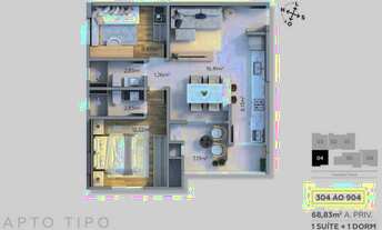 Imagem 7: Apartamento residencial para venda, São Francisco, Curitiba - AP9556