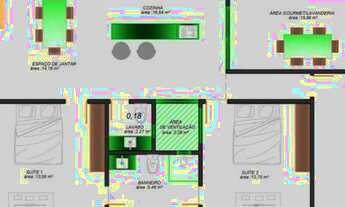 Imagem 3: CASA C 3/ 4 SENDO 2 SUÍTES CONDOMÍNIO JARDIM PORTUGAL