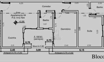 Imagem 7: Apartamento à venda, 58 m² por R$ 300.000,00 - Vila Humaitá - Santo André/SP