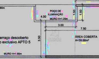 Imagem 4: Cobertura à venda, 146 m² por R$ 710.000,00 - Vila Bastos - Santo André/SP