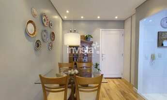 Imagem 7: Apartamento com acabamento diferenciado de frente sol da manhã no Marapé em Santos