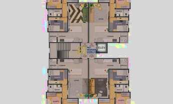 Imagem 2: Apartamento na planta à Venda - 3 Quartos sendo 1 Suíte - 2 Vagas - 70m² - Bairro Itapoã