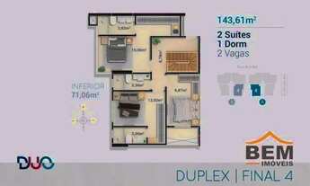 Imagem 10: Apartamento com 2 dormitórios à venda, 143 m² por R$ 1.320.929,00 - Balneário Santa Clara