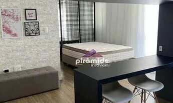 Imagem 3: Apartamento com 1 dormitório para alugar, 32 m² por R$ 3.078,00/mês - Jardim Aquarius - Sã