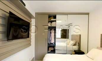 Imagem 4: Flat Paulista Wall Street disponível para locação com 48m², 1 dormitório e 1 vaga nos Jard