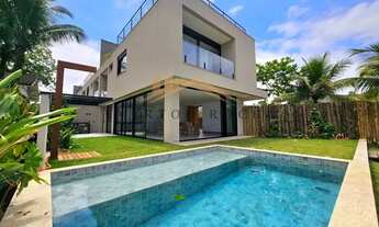 Imagem 2: Casa pé na areia para venda em Juquehy - 4 suítes e piscina privativa