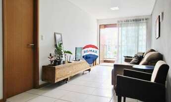 Imagem 3: Apartamento com 1 dormitório súite para alugar, 49 m² por R$ 2.400/mês - Cabo Branco - Joã