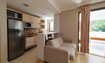 Imagem 3: Apartamento Mobiliado com 1 dormitório para alugar, 58 m² por R$ 2.000/mês - Moinhos de Ve