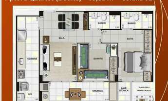 Imagem 6: Apartamento para venda tem 64 metros quadrados com 2 quartos em Santa Rosa - Niterói - RJ