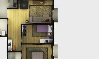 Imagem 3: Apartamento novo c/ Elevador com 2 dormitórios à venda, 66 m² por R$ 380.000 - Jardim Do S