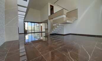 Imagem 2: Casa 90% linear, 3 suítes, 4 vagas de garagem, piscina, churrasqueira - Condomínio São Luc