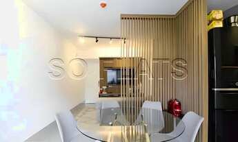 Imagem 3: Flat Paulista Wall Street disponível para locação com 48m², 1 dormitório e 1 vaga nos Jard