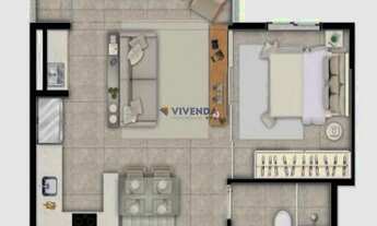 Imagem 3: ALPHAVILLE - 18 DO FORTE - APARTAMENTO FIORI - NOVO - 46M°