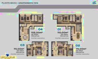 Imagem 7: Alto padrão em acabamento - Apto em construção com 3 suítes