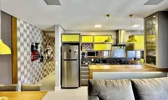 Imagem 7: Loteamento de alto padrão, 1 dormitório sendo suíte, mobiliado, com sacada com churrasquei