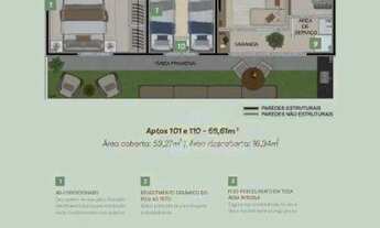 Imagem 2: Apartamento Garden com 2 dormitórios à venda, 69 m² por R$ 501.500 - Santa Amélia - Belo H