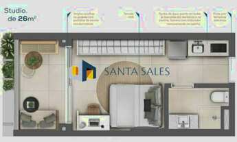 Imagem 7: STUDIO NA VILA MARIANA COM 26M²