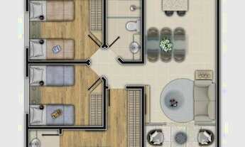 Imagem 6: Apartamento com 3 dormitórios à venda, 74 m² por R$ 595.000,00 - Nova Suíssa - Belo Horizo