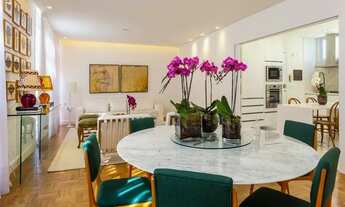 Imagem 5: Apartamento mobiliado no melhor do Jardins para aluguel possui 169 metros quadrados com 2