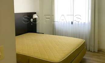 Imagem 4: Flat totalmente mobiliado em Moema, próximo a Av. Ibirapuera e ao Metrô Moema. Consulte-no