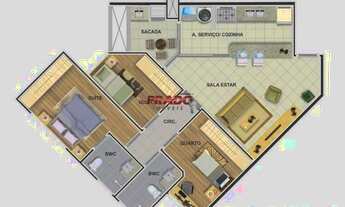 Imagem 6: Locação Apartamento com 2 dormitórios