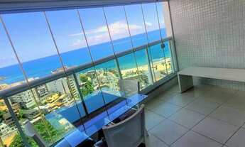 Imagem 3: Aluguel apartamento tipo studio, 47m², VISTA TOTAL MAR, quarto/sala - Rio Vermelho - Salva