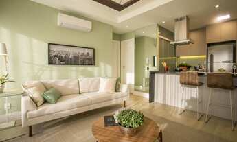 Imagem 3: Apartamento muito bem localizado, mobiliado no Brooklin, uma suíte, uma vaga de garagem !